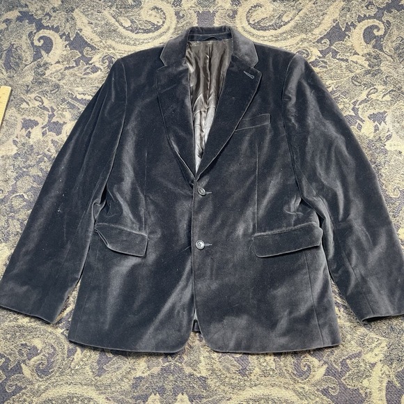 Banana Republic Sport Coat Blazer Jacket Velvet Cotton in Brown, Men's Size 42 S - Picture 1 of 10